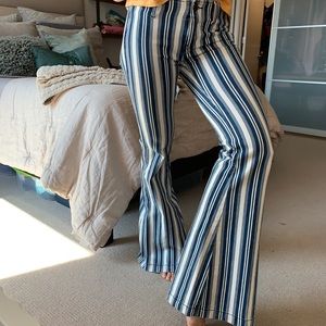 Free People 70’s striped bell bottoms